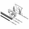 QRAIL EGS Smart tihendite komplekt klaasile 21,76-21,52mm pikkusele 5m