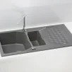 ALVEUS köögivalamu SENSUAL 70, 850x520mm, I, graniit, steel-G04M