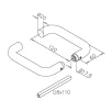 GF link klaasuksele MOD Ø 20 mm toon RST kroom