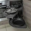 PEKA LEMANS 2 nurgakorvsüsteem kpl.vasak, 600mm uksele ,antratsiit põhi, antratsiit reeling