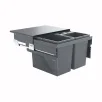 HAILO AS Cargo prügisüsteem 600mm 28L/13L/13L, tumehall L568 x S434 x K370