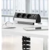 SCH EVOline Dock DATA Small pistikupesa, 2xSchuko, 2xRJ45 koos kiirkinnitusega