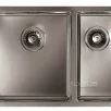 ALVEUS köögivalamu MONARCH QUADRIX 120 vasak, 545x400x200mm, U, roostevaba teras, antratsiit