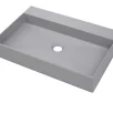 DEANTE vannitoavalamu CORREO, 400x600x100mm, tööpinnale paigaldadav, graniit, hall