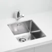 ALVEUS köögivalamu KOMBINO 20, 380x440mm, alt paigaldatav (U), roostevaba teras, satiin
