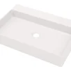 DEANTE vannitoavalamu CORREO, 400x600x100mm, tööpinnale paigaldadav, graniit, valge