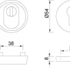 greenteQ südamikukate ZA PZ F1 15mm 67-72mm D=55mm paar