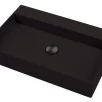 DEANTE vannitoavalamu CORREO, 400x600x100mm, tööpinnale paigaldadav, graniit, must
