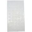 SCH Stopper kleebitav, 8x1,6mm, läbipaistev, 1 leht=50tk