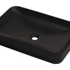 DEANTE vannitoavalamu TESS, 396x597x111mm, tööpinnale paigaldadav, keraamiline, must