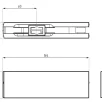 CDA PD10 alumine nurgahing 8-12mm klaasile toon must