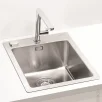 ALVEUS köögivalamu PURE 10, 405x525mm, F/S, roostevaba teras, satiin