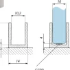 CDA U-profiil H-18,5mm L-15mm sisemõõt 10,2mm L-2300mm toon must