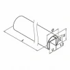 QRAIL U-reeling MOD6920/6925 klaasi peale ümar Ø 42,4, U-24x24 L=5m AISI316 harjatud