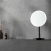 DEANTE kosmeetiline peegel SILIA, LED valgustusega, laetava akuga, messingust, must