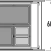 HAILO CARGO TRIPLE XL 600 prügikastisüsteem ülaplaadiga 28L/13L/13L , K402,S420, tumehall