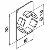 QRAIL EGS Wall MOD6923 otsakate RAL9006