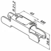 QRAIL adapter MOD 0781 käsipuu kandurile AISI 316