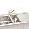 ALVEUS köögivalamu PURE 60 parem, 980x525mm, F/S, roostevaba teras, satiin
