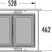 HAILO Euro Cargo prügisüsteem 500mm 38L/38L/ K545,S528,L562 Tumehall