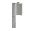 COLCOM hing Biloba EVO klaasustele leng/klaas 8-21,5mm Stop +90°+180° vasak 120kg toon hõbe anodeering
