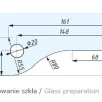 CDA PD20 ülemine nurgahing 8-12mm klaasile toon must