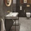 DEANTE vannitoavalamu CORREO, 400x600x100mm, tööpinnale paigaldadav, graniit, valge