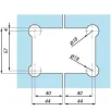CDA dushihing klaas/klaas 90kraadi 8-10mm klaasile RST