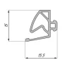 CDA tihend FR-UO4GR lengitihen hall EPDM L=1250mm