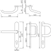 greenteQ link/sang+plaat DG 58.S216.AL.SSWB PZ 92 F1 (hõbe alumiinium)