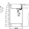 ALVEUS köögivalamu ROLL 40, 595x475mm, I, graniit, terra-G22