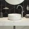 DEANTE vannitoavalamu SILIA, diameeter 360mm, kõrgus 120mm, tööpinnale paigaldadav, keraamiline, valge
