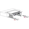 SCH EVOline FlipTop Push pistikupesa, 2xSchuko+2USB, 3-ne, roostevaba