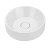 DEANTE vannitoavalamu MIRAN, diameeter 450mm, kõrgus 145mm, tööpinnale paigaldadav, keraamiline, valge