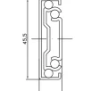 FURNITAL teleskoopsiinide kpl. vaikselt sulguv, 300mm,100% avatav,30kg