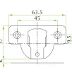 FGV Omnia hing pealekäiv 110° kruvi, puuring 45mm (PU 250)