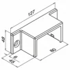 QRAIL seinakinnitus MOD6505 RAL7047