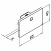 QRAIL EGS led otsakate MOD6732 reelingule 65x40mm toon aluminium